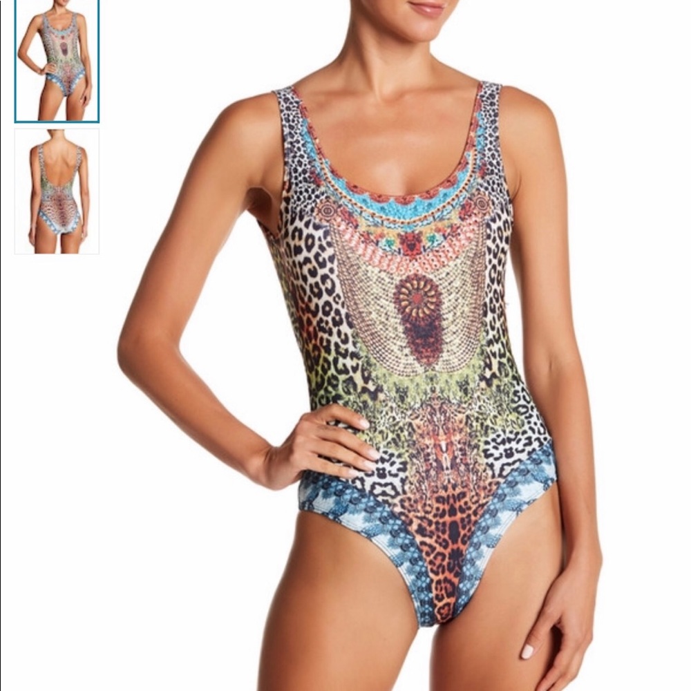 NWT La Moda Embellished One Piece